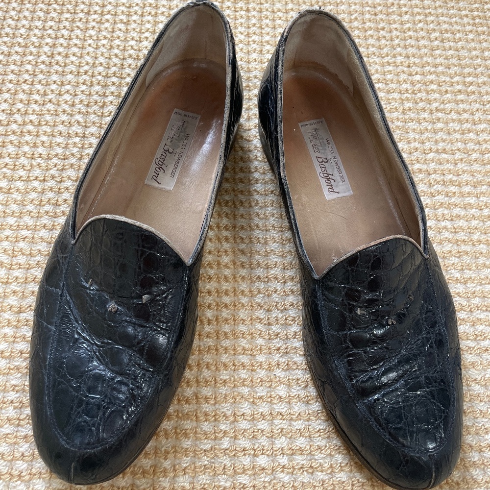 Wilkes Bashford Men's Alligator Loafers